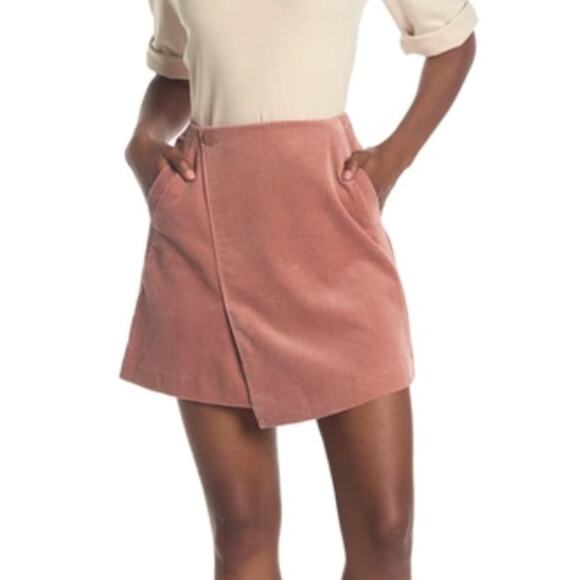 Club Monaco Pink Corduroy Mini Skirt - Picture 1 of 6